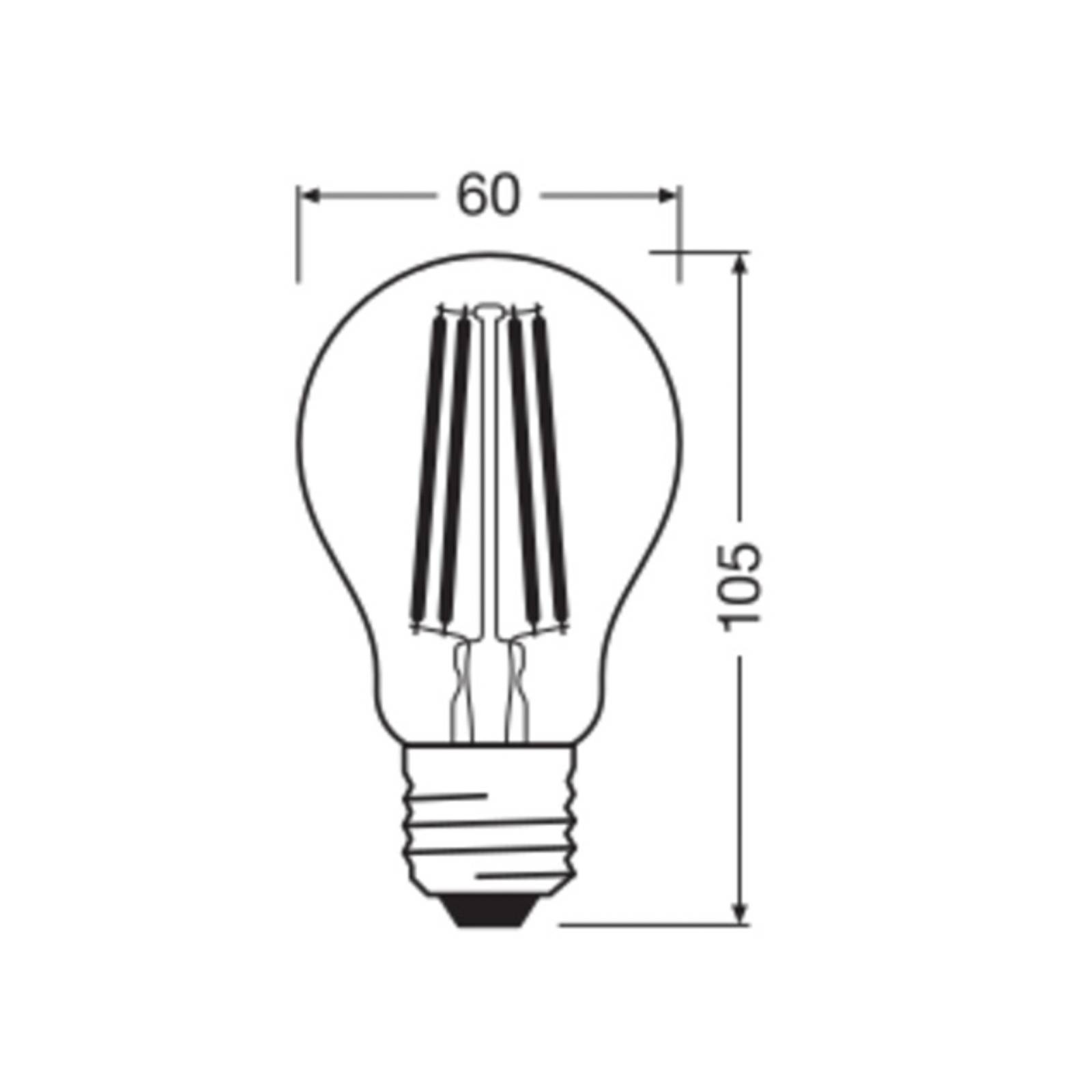 foto del prodotto osram led classic, filamento, e27, 2,2 w, 470 lm, 4.000 k