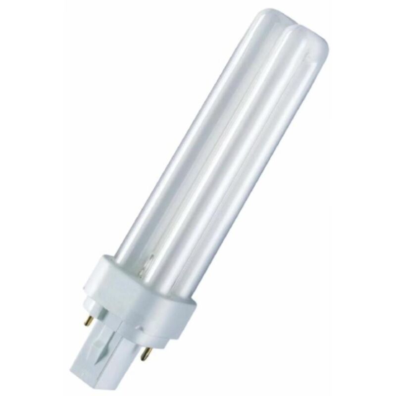foto del prodotto osram ledvance lampada fluorescenti compatte dulux d 18w 827 g24d 2 fs1 dd18827