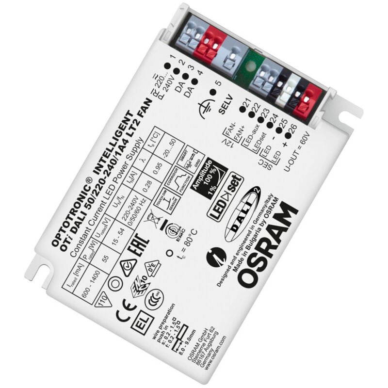 foto del prodotto osram optotronic oti dali cc trasformatore led oti dali50 220 240 1a4lt2fandim lve 4052899488182 