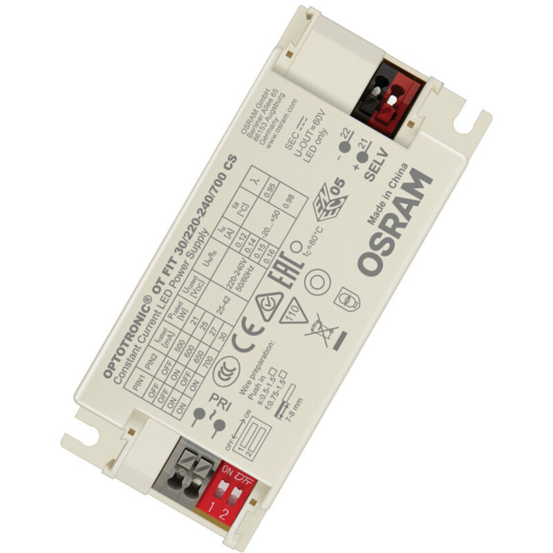 foto del prodotto osram trasformatore led ot fit 30 220 240 700 cs lve 4052899617322 