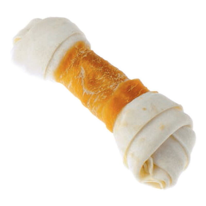 foto del prodotto ossa nodo con pollo nature snack per cani 5 pezzi x 13 g ciascuno