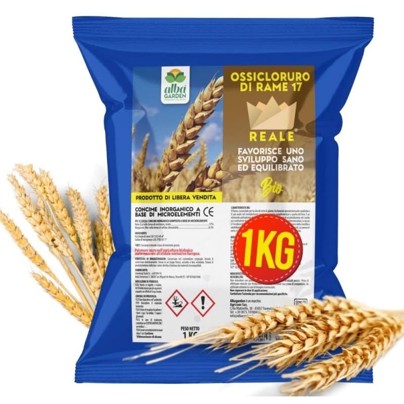 foto del prodotto ossicloruro di rame 17 concime inorganico biologico vite orto olivo x 1 kg