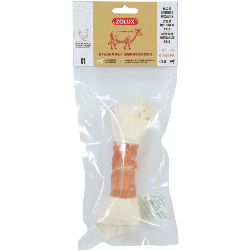 foto del prodotto osso da masticare al pollo taglia l zolux