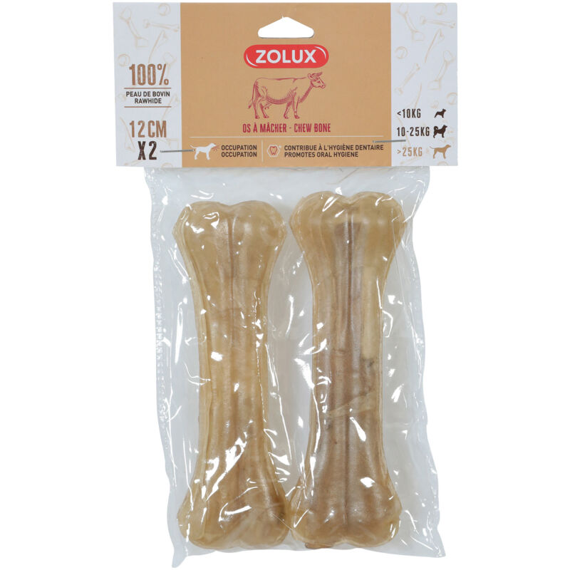 foto del prodotto osso da masticare per cane 12 cm confezione da 2 zolux