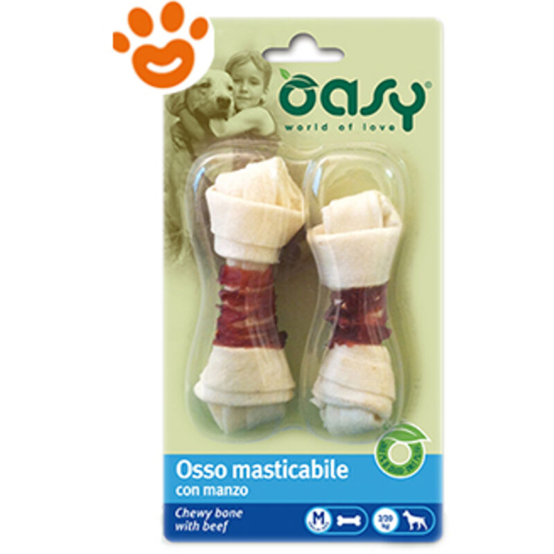 foto del prodotto osso masticabile con manzo - m 54gr - oasy