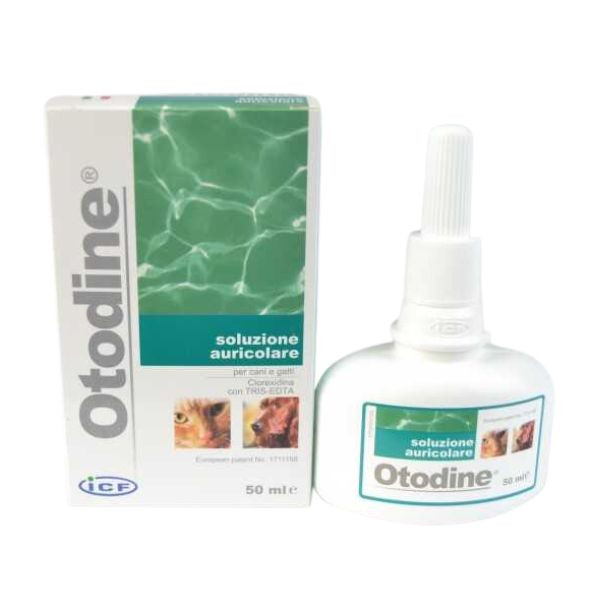 foto del prodotto otodine icf soluzione auricolare detergente per cani e gatti 50 ml 1 ordine scegli lo sconto bzr5 bzr20 200 punti fedelt 