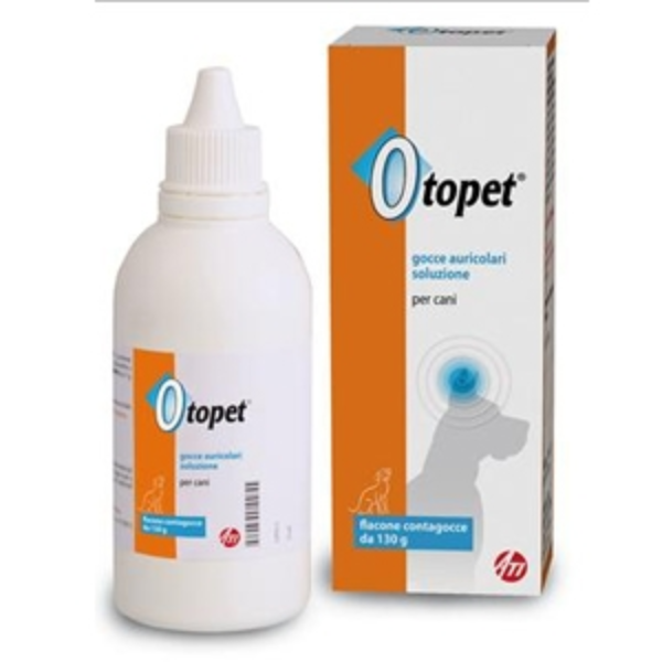 foto del prodotto otopet oto flacone gocce auricolari per cani ati 130 ml 1 ordine scegli lo sconto bzr5 bzr20 200 punti fedelt integratori per cani