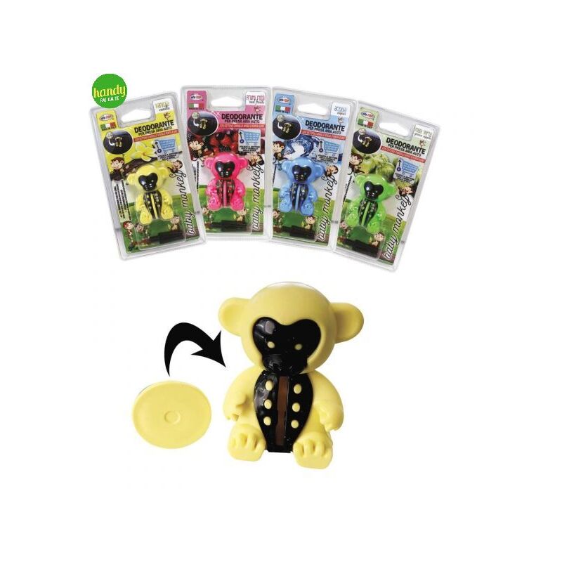 foto del prodotto ototop - profumatore baby monkey mela verde con gettone