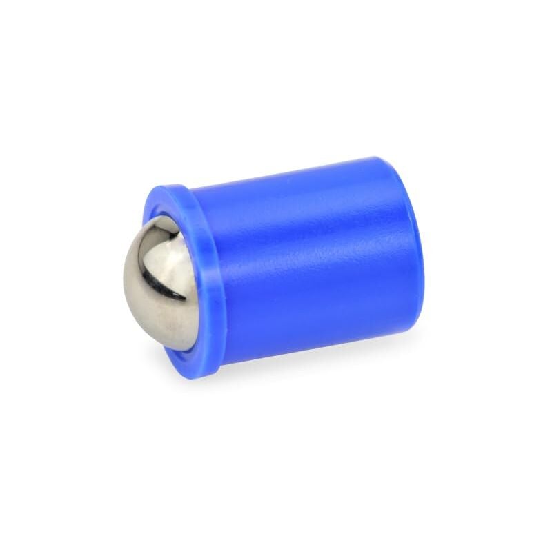 foto del prodotto otto ganter gmbh co.kg ganter normelemente gn 614 3 ku 614 3 ku spingi a molla per pressatura, manicotto plastica sfera acciaio inossidabile,