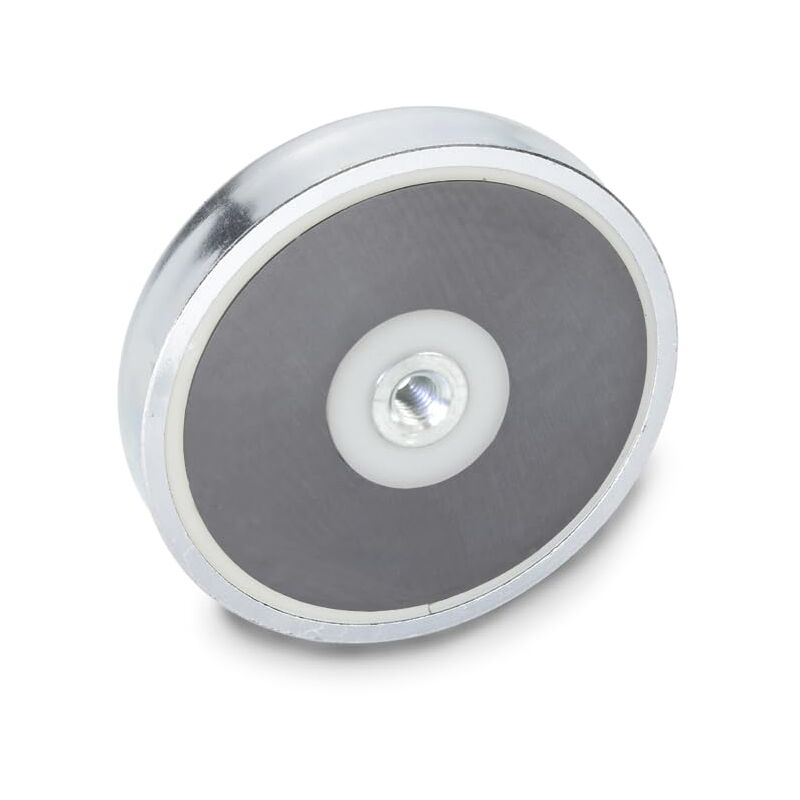 foto del prodotto otto ganter gmbh co.kg ganter normelements, magneti con filettatura interna, gn 50.4 hf 80 m10, materiale magnetico, ferrite duro, 1 pezzo