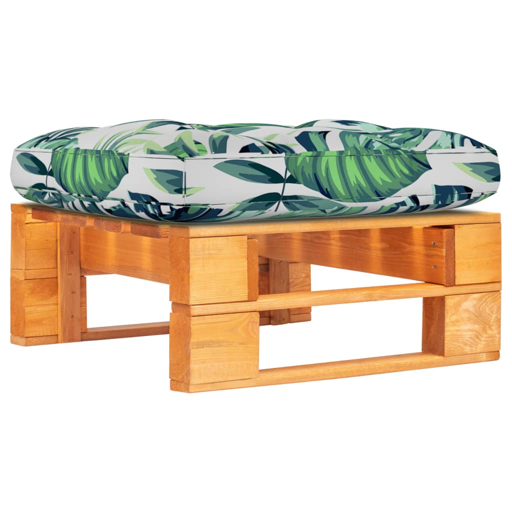 foto del prodotto ottomana da giardino pallet in legno di pino impregnato mielecod mxl 72593