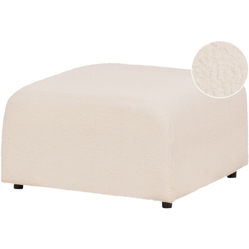 foto del prodotto ottomana in tessuto boucle beige falsterbo