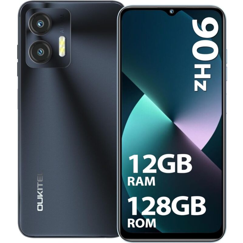 foto del prodotto oukitel c36 12gb ram, 128gb rom, batteria 5150mah, android 13, display hd 6.56 , fotocamera 13mp e molto altro