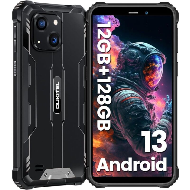 foto del prodotto oukitel wp32 smartphone indistruttibile con 12gb ram, 128gb rom, batteria 6300mah, android 13, fotocamera 20mp e molto altro