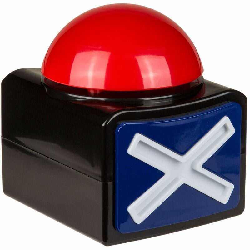 foto del prodotto out of the blue - accessorio per quiz cicalino luminoso e sonoro dimensioni 12 x 9,5 x 11 cm