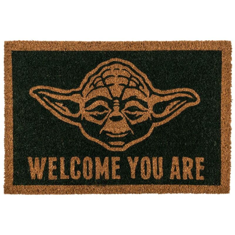 foto del prodotto out of the blue zerbino star wars yoda, ca. 60 x 40 cm, con carta headercard da appendere