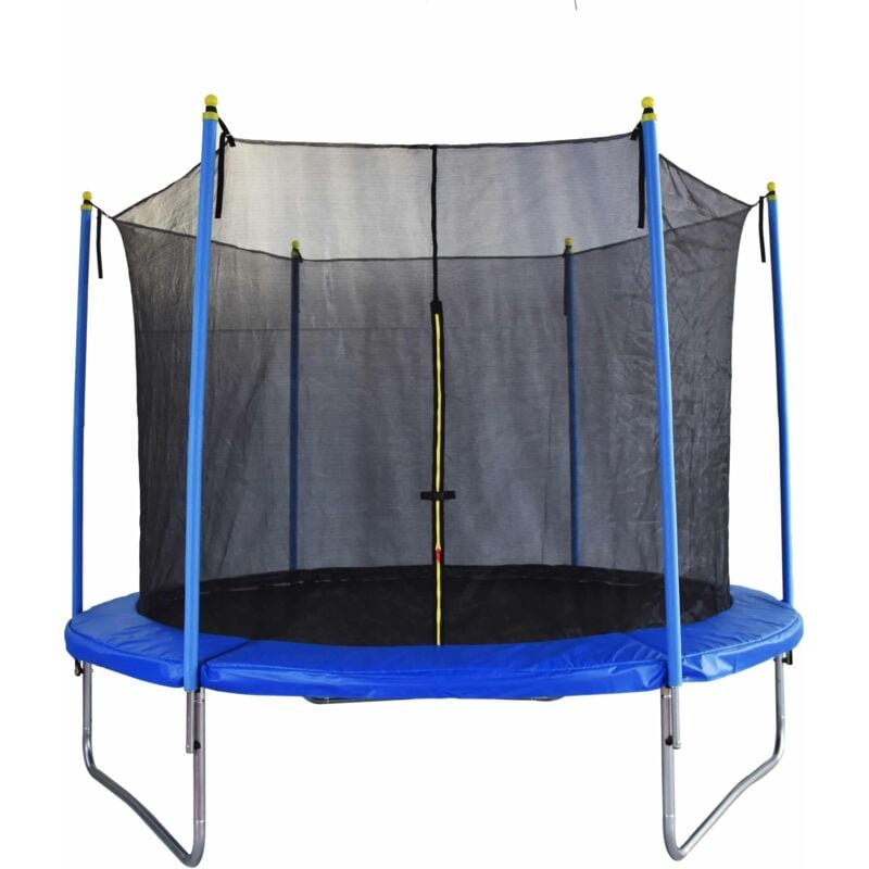 foto del prodotto outdoor toys trampolino elastico per bambini fly diametro 183 cm con rete di sicurezza