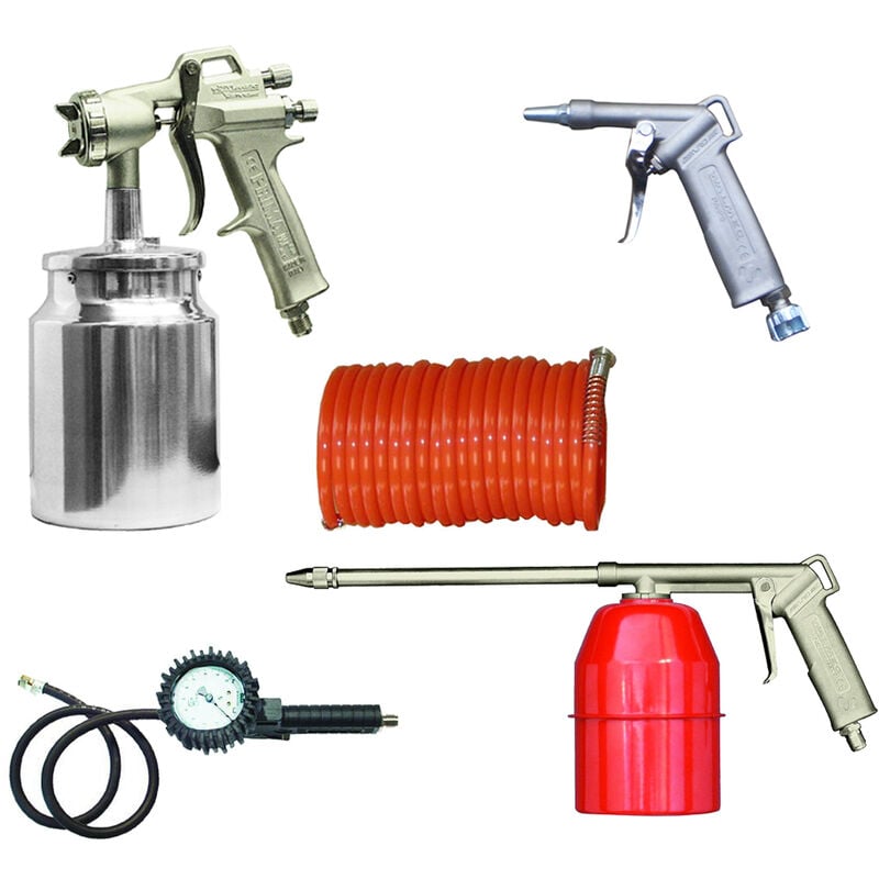 foto del prodotto outifrance kit di 5 accessori per aria compressa