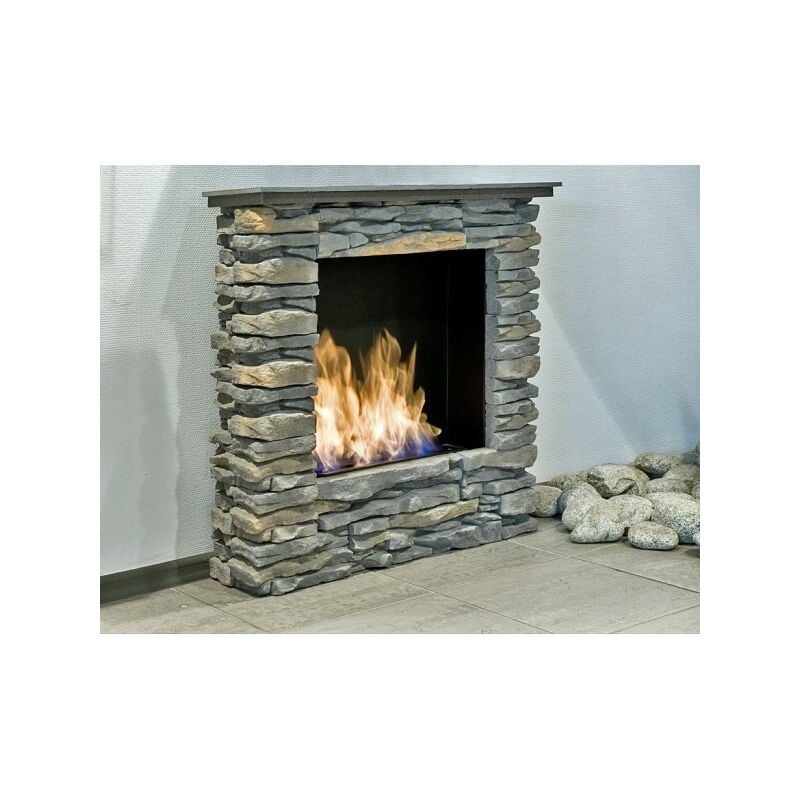 foto del prodotto outinfire stone antik 250 biocamino freestanding da pavimento a bioetanolo