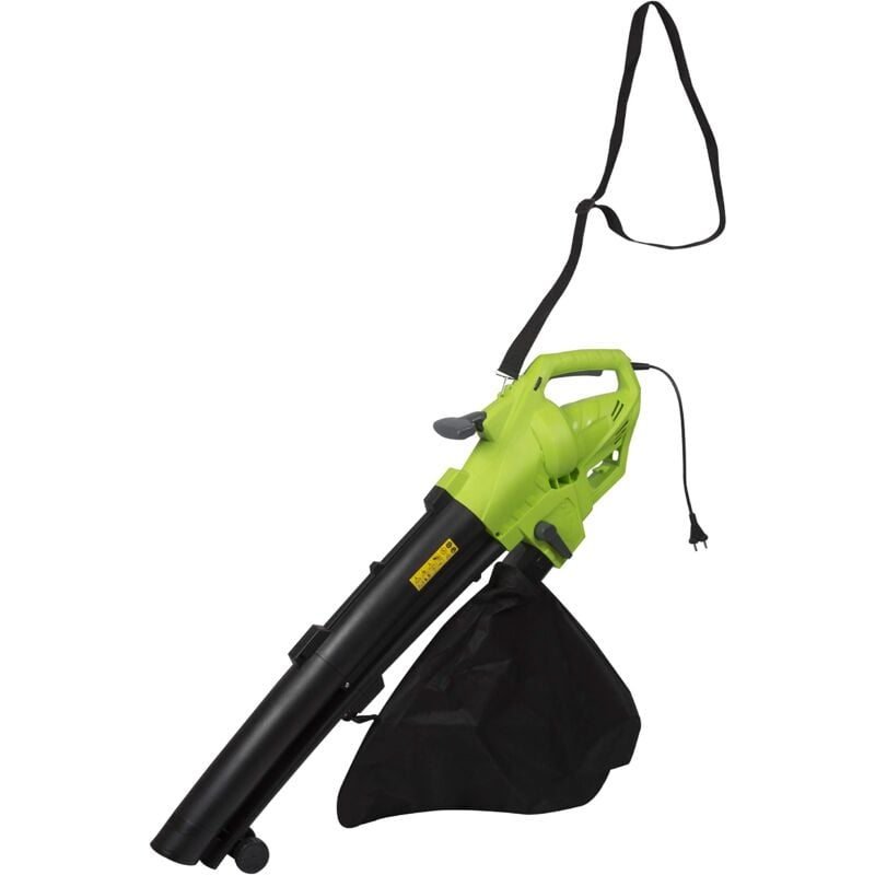 foto del prodotto outiror kinzo dt2250a soffiatore per foglie con sacco di raccolta 3000w 3 in 1 soffiante aspirante e pacciamatura