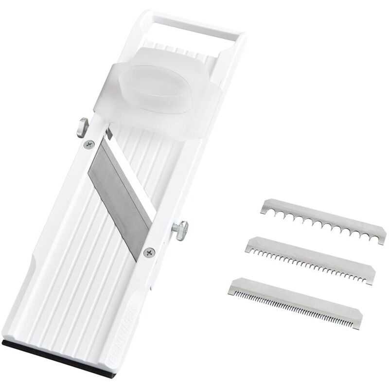 foto del prodotto outsunny benriner bn 64w 1 mandolino in acciaio inox, affettaverdure