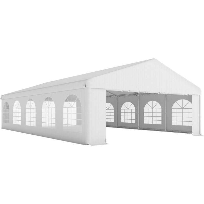 foto del prodotto outsunny gazebo da giardino 10x6m pieghevole con pareti rimovibili