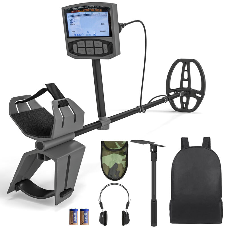 foto del prodotto outsunny metal detector 5 modalit impermeabile ip68 con display lcd