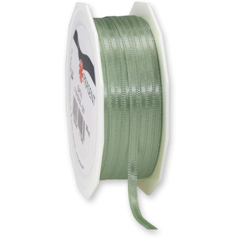 foto del prodotto outsunny pr sent c.e. pattberg nastro raso colore verde antico, nastro di raso per impacchettare regali, lungh. 50 m, largh. 3 mm, nastro per