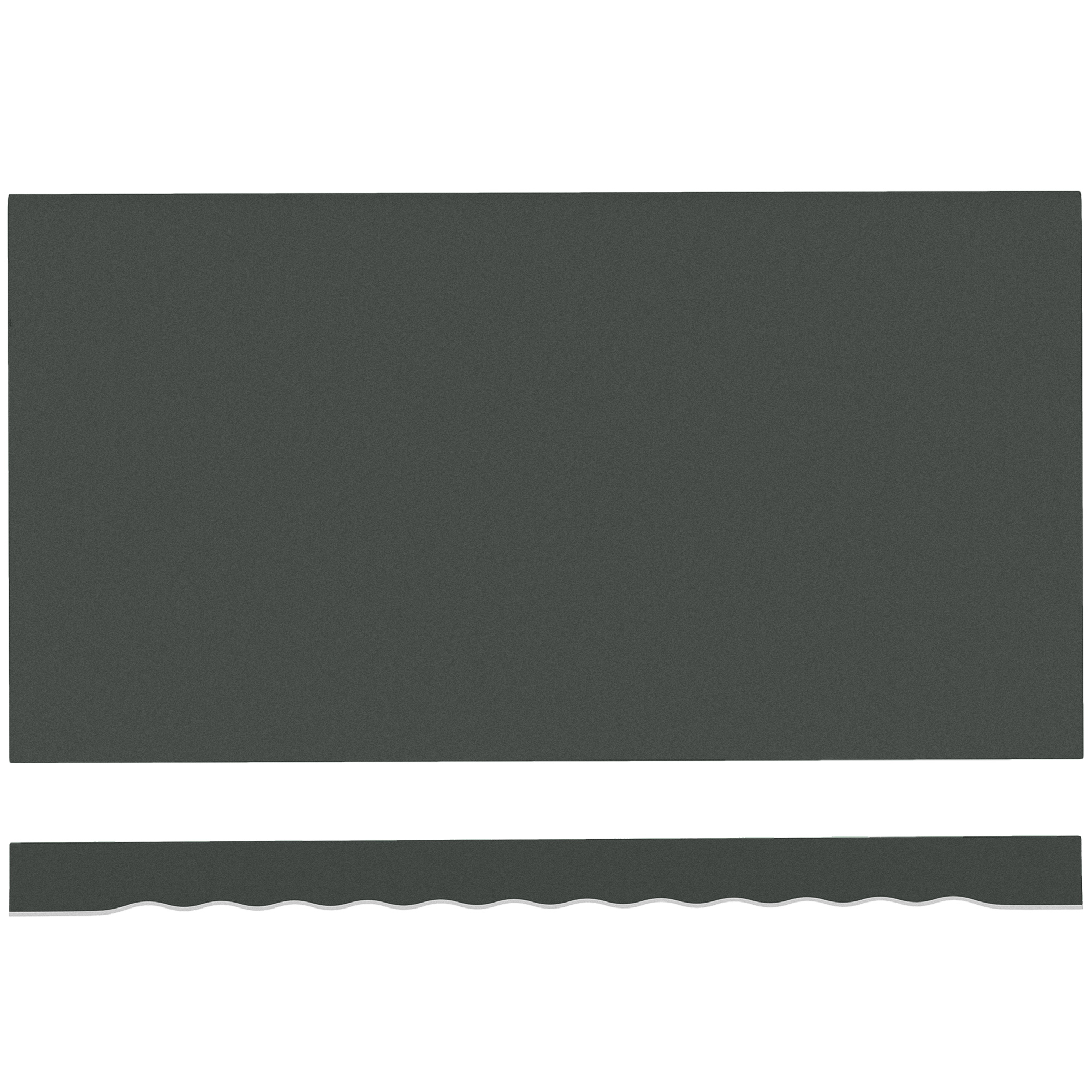 foto del prodotto outsunny telo di ricambio per tenda a bracci retrattile in poliestere anti uv da 4x2.5 m, grigio aosom italy