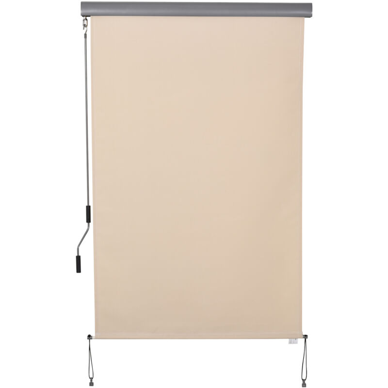 foto del prodotto outsunny tenda a rullo oscurante in alluminio e poliestere