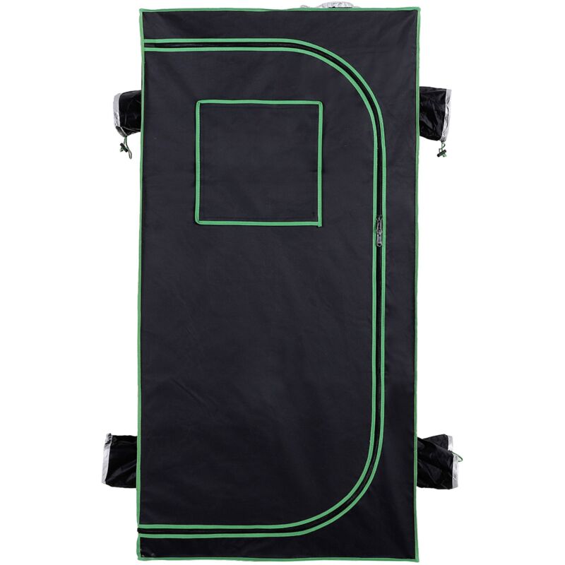 foto del prodotto outsunny tenda da coltivazione idroponica in mylar e oxford 600d per riflettere