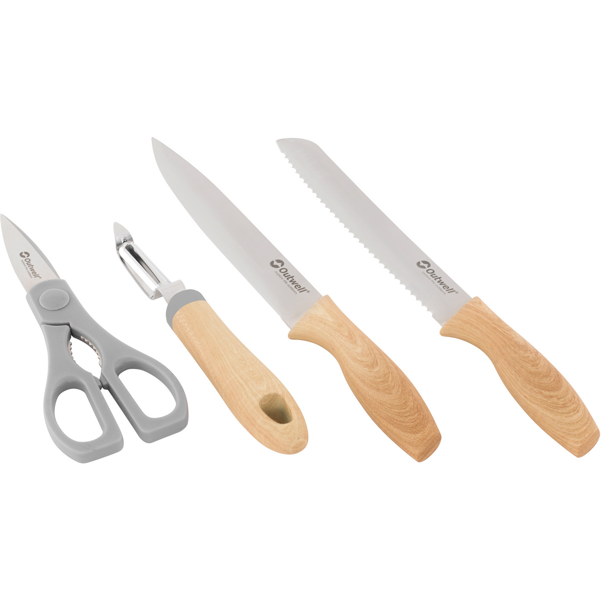 foto del prodotto outwell set di coltelli chena con pelapatate e forbici