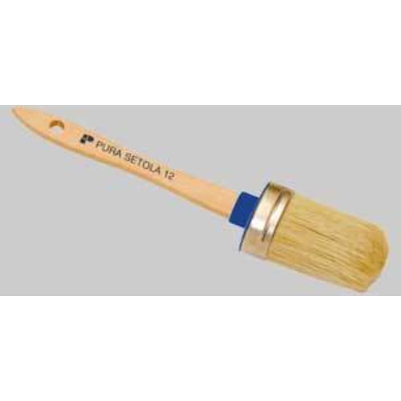 foto del prodotto ovalino setola bionda m/co legno s.700 n.12