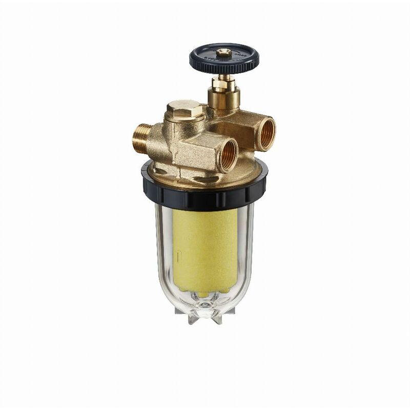foto del prodotto oventrop oilpur z a g f x g m filtro olio a doppia linea, filtro nichelato 2120403