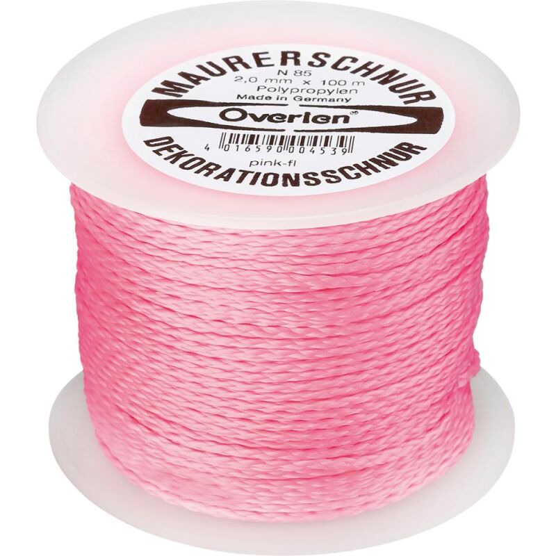 foto del prodotto overmann macon pp corde 2,0 millimetri 100m fluoressant rosa