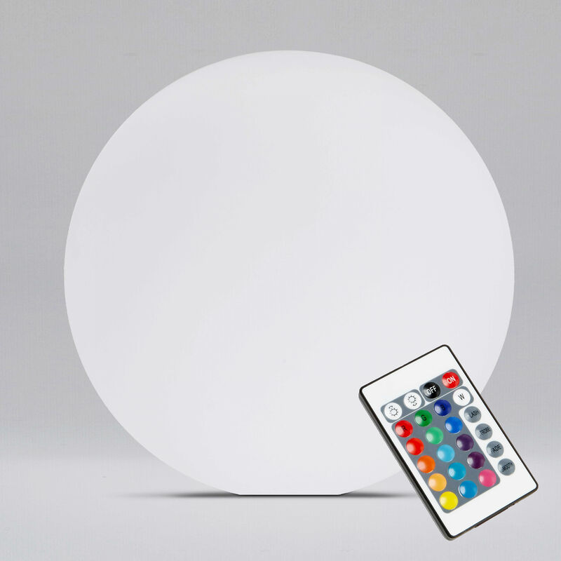 foto del prodotto oviala boule led ricaricabile multicolore 50cm