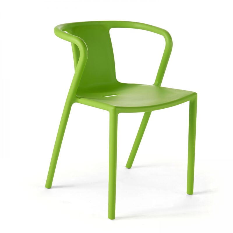foto del prodotto oviala poltrona da giardino design in plastica verde