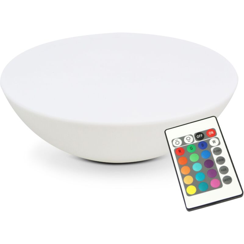 foto del prodotto oviala tavolino basso rotondo luminoso a led