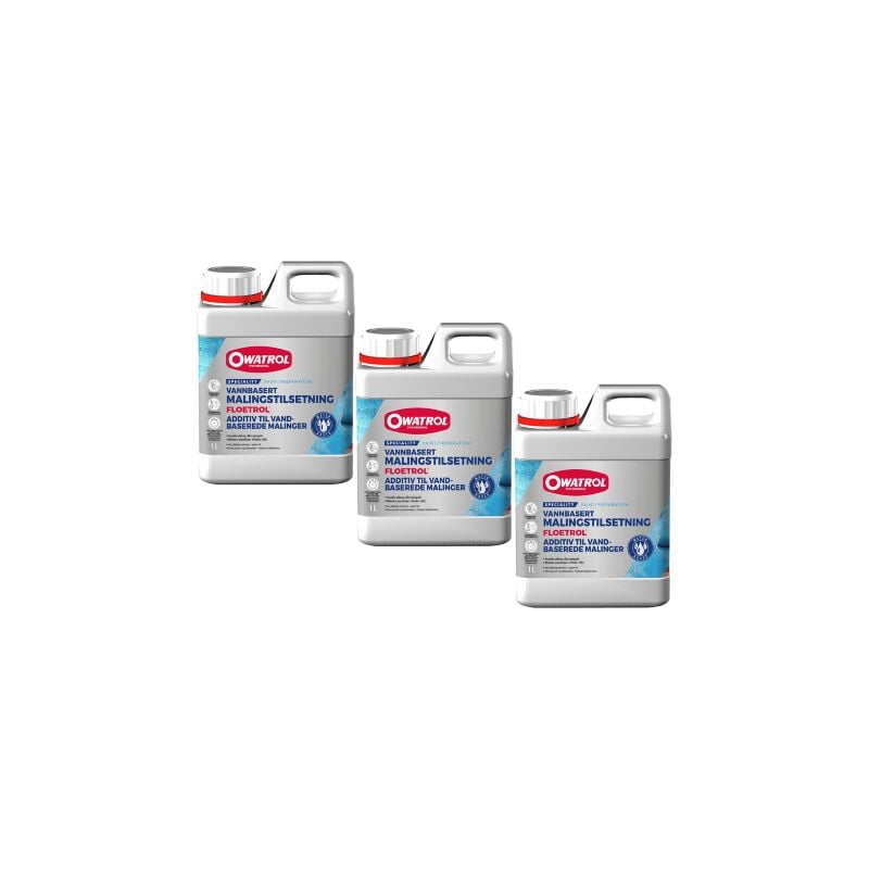 foto del prodotto owatrol 3 x floetrol additivo per pitture ad acqua 1 lt