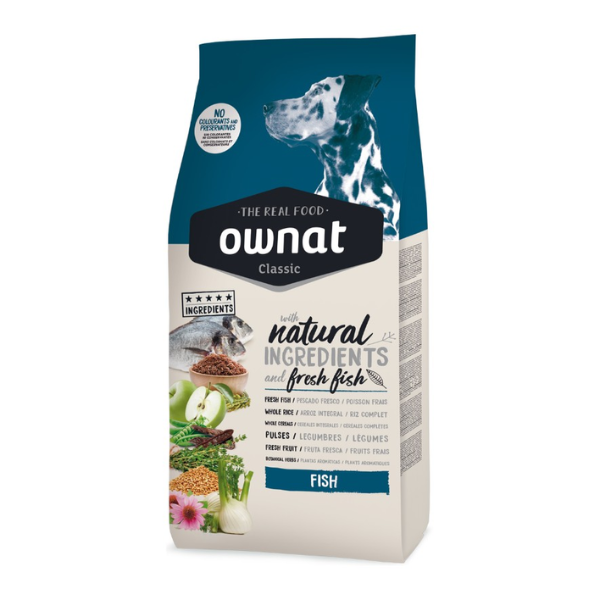 foto del prodotto ownat classic all breeds adult con pesce fresco 20 kg 1 ordine scegli lo sconto bzr5 bzr20 200 punti fedelt 