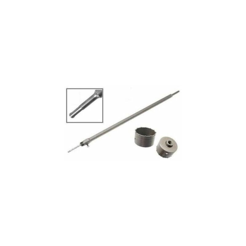 foto del prodotto ox fresa a tazza mm 100 carotatrice con asta sds plus 350 mm cemento muro mattoni
