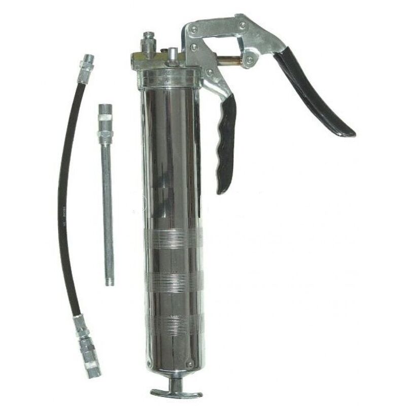 foto del prodotto ox ingrassatore a leva a una mano tubo testina 400gr pompa grasso
