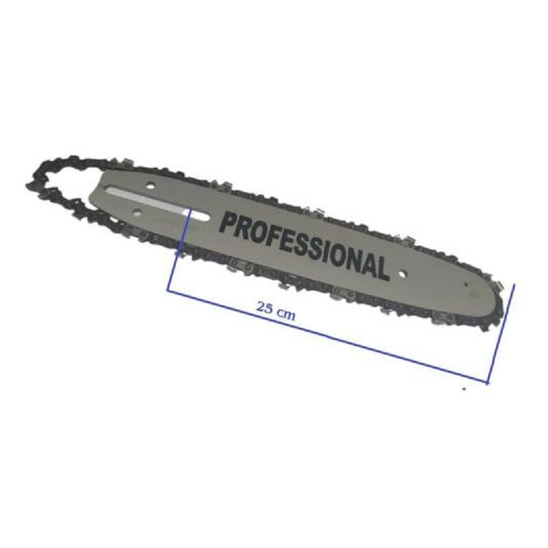 foto del prodotto ox lama barra motosega lama 25 cm con catena elettrosega motoseghe