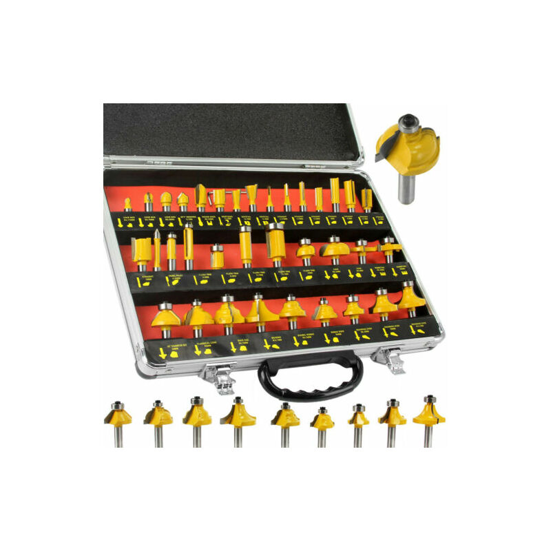 foto del prodotto ox set 35 frese per pantografo fresatrice gambo 6mm kit