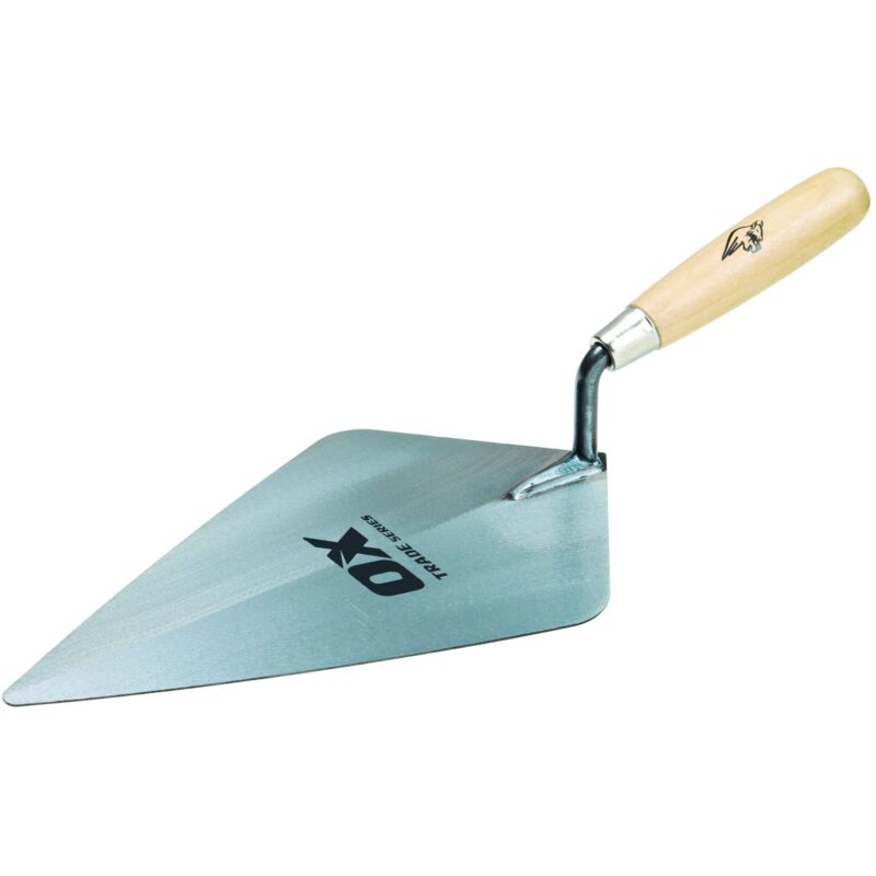 foto del prodotto ox t017428 manico in legno commercio london cazzuola per mattoni, multicolore, 27,9 cm 280 mm