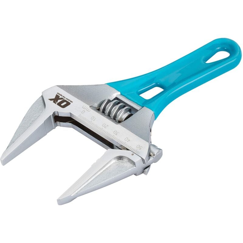 foto del prodotto ox tools - ox pro series - chiave tozza regolabile con ganasce extra larghe, 180 mm