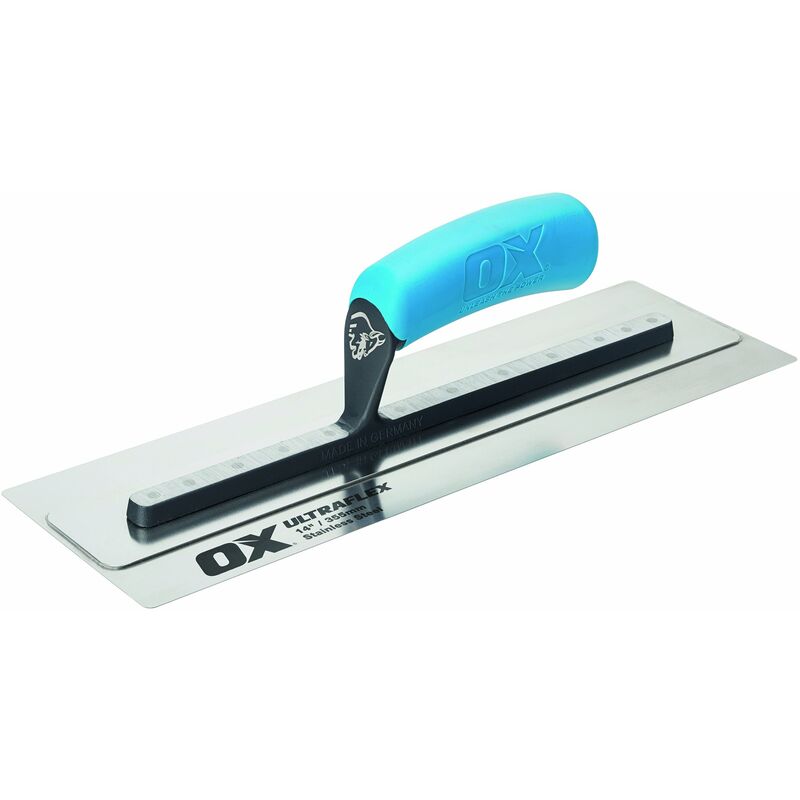foto del prodotto ox tools ox pro ultraflex finishing trowel 14in 355 x 110 mm