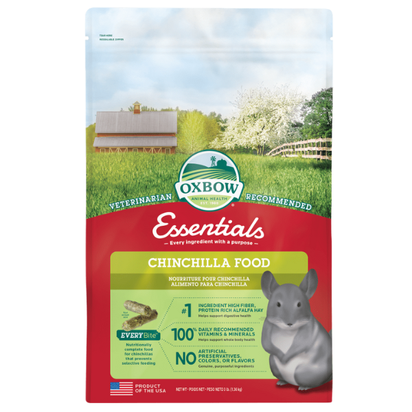 foto del prodotto oxbow essential chinchilla deluxe 1.36 kg mangime per conigli 1 ordine scegli lo sconto bzr5 bzr20 200 punti fedelt 