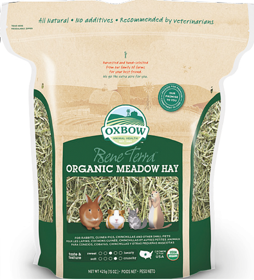 foto del prodotto oxbow organic maedow hay fieno biologico 1,133 kg mangime per conigli 1 ordine scegli lo sconto bzr5 bzr20 200 punti fedelt 