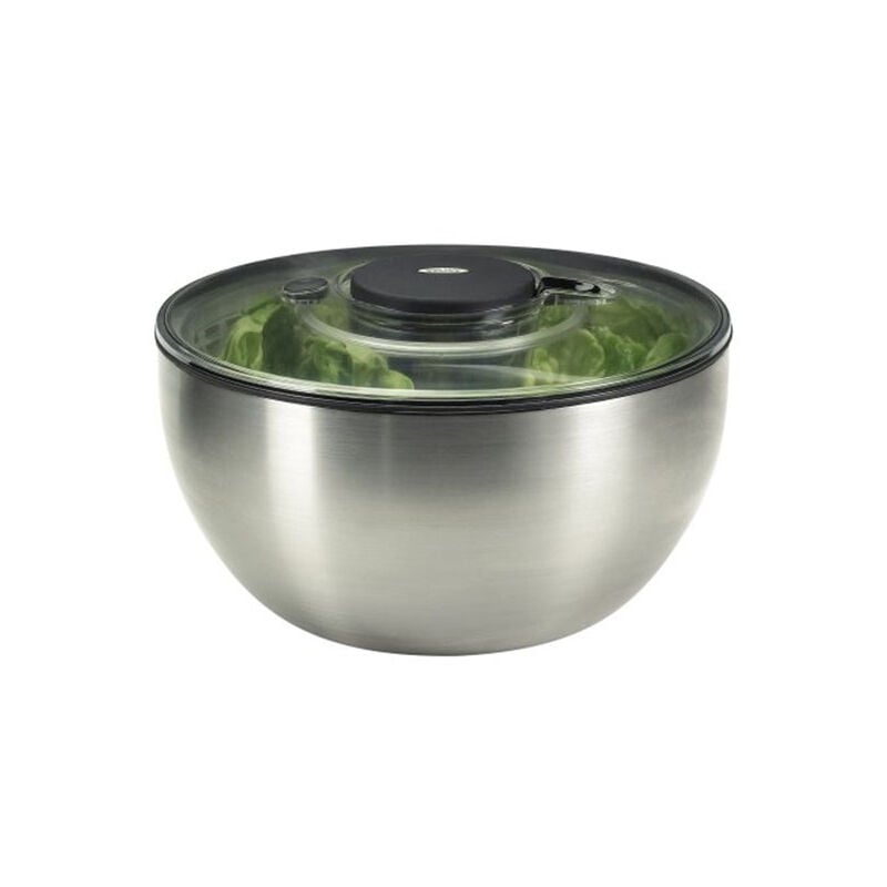 foto del prodotto oxo centrifuga per insalata 26,7cm in acciaio inox 1071497